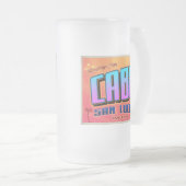 CABO SAN LUCAS MATTGLAS BIERGLAS (VorderseiteRechts)