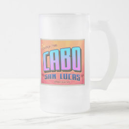 CABO SAN LUCAS MATTGLAS BIERGLAS