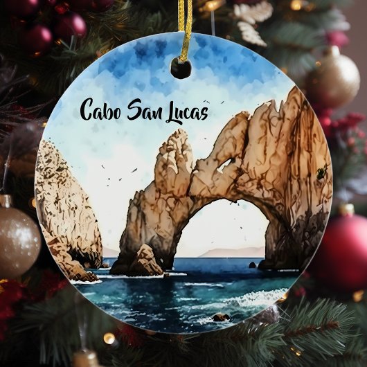 Cabo San Lucas Mexico Beach Arch Keramik Ornament
