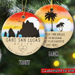 Cabo San Lucas Mexico Beach Der Vintage 60er Keramik Ornament<br><div class="desc">Cabo San Lucas Mexiko Dieses Design ist für alle Liebhaber des Fischens in Cabo San Lucas, vor allem Segelfische. Sie können es auch als Geschenk zu Weihnachten, Geburtstag oder zu jedem Anlass Ausgezeichnete Geschenkidee für Freundin, Cousin, , Bruder oder eingewanderte Schwester, die Mexiko Lieben. Das Hotel ist sehr zentral gelegen...</div>