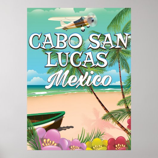Cabo San Lucas Mexico Beach Poster (Vorne)