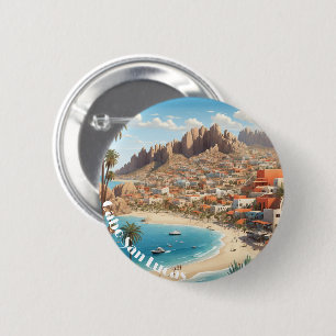 Cabo San Lucas Mexico Beach Seefahrt Button