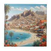 Cabo San Lucas Mexico Beach Seefahrt Fliese (Vorderseite)
