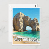 Cabo San Lucas Mexico El Arco Reisen Postkarte (Vorne/Hinten)