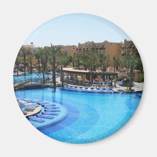 Cabo San Lucas Mexico Pool View Magnet (Vorne)