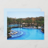 Cabo San Lucas Mexico Pool View Postkarte (Vorne/Hinten)
