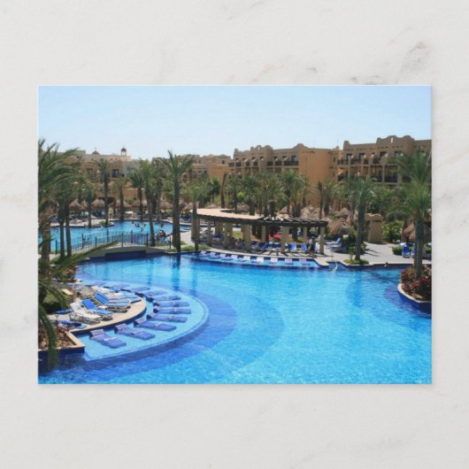 Cabo San Lucas Mexico Pool View Postkarte (Vorderseite)