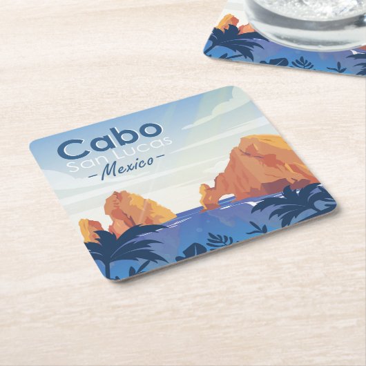 Cabo San Lucas Mexico Rechteckiger Pappuntersetzer (angewinkelt)