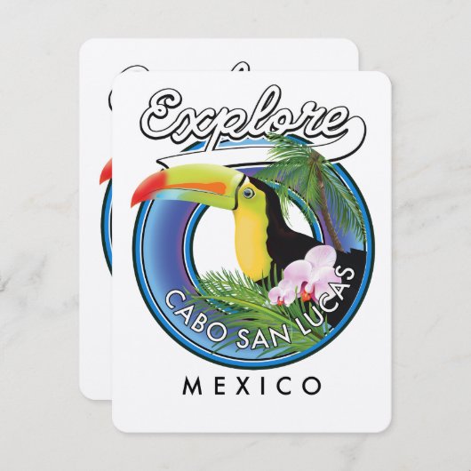 Cabo san lucas mexico Reisepflaster erkunden (Vorne/Hinten)