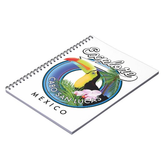 Cabo san lucas mexico Reisepflaster erkunden Notizblock (Linke Seite)