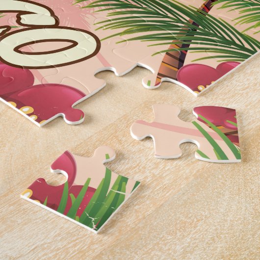 Cabo San Lucas Mexico Reiseplakat Puzzle (Seite)