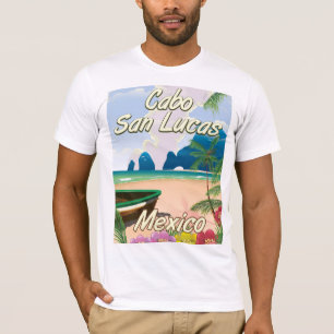 Cabo San Lucas Mexico Reiseplakat T-Shirt