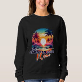 Cabo San Lucas Mexico Sunset Beach Palm Tree Souve Sweatshirt (Vorderseite)