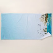 CABO San Lucas Mexico Tropischer Individuelle Name Strandtuch (Vorderseite)