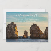 Cabo San Lucas Mexico Wedding retten das Datum Save The Date (Vorderseite)