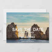 Cabo San Lucas Mexico Wedding retten das Datum Save The Date (Vorderseite)