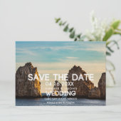 Cabo San Lucas Mexico Wedding retten das Datum Save The Date (Stehend Vorderseite)
