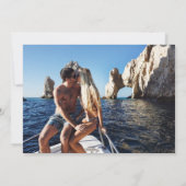 Cabo San Lucas Mexico Wedding retten das Datum Save The Date (Rückseite)