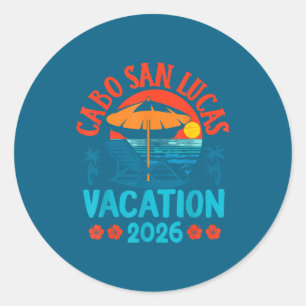 Cabo San Lucas Mexiko 2026 Familienurlaub Strand S Runder Aufkleber