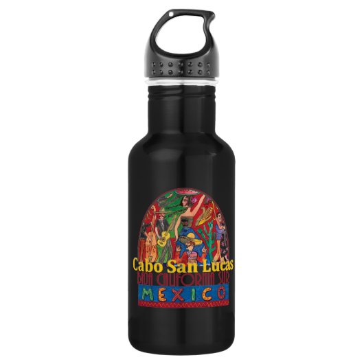 CABO SAN LUCAS Mexiko Edelstahlflasche (Vorderseite)