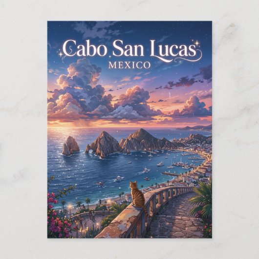 Cabo San Lucas Mexiko Postkarte (Vorderseite)