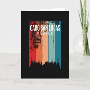 Cabo San Lucas Mexiko Retro  Karte