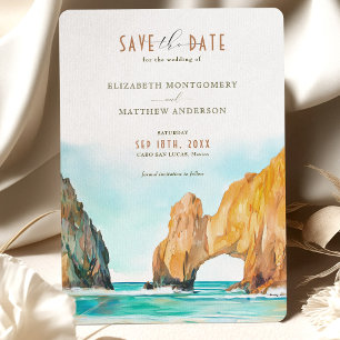 Cabo San Lucas Mexiko Save the Date Zielort Einladung