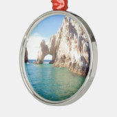 Cabo San Lucas Mexiko Silbernes Ornament (Links)