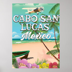 Cabo San Lucas Mexiko Strandplakat Poster