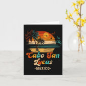Cabo San Lucas Mexiko Urlaub 2025 Matching Family Karte (Gelbe Blume)