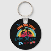 Cabo San Lucas Mexiko Urlaub Personalisierung Schlüsselanhänger (Rückseite)