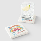 Cabo San Lucas Mexiko Urlaub Personalisierung Steinuntersetzer (Seitenansicht)