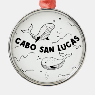 Cabo San Lucas Mexiko Wale Ornament Aus Metall