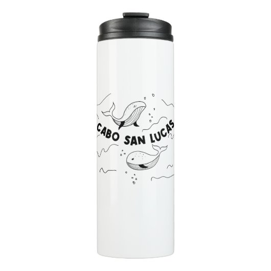 Cabo San Lucas Mexiko Wale Thermosbecher (Vorderseite)