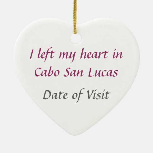Cabo San Lucas Ornament (Hinten)
