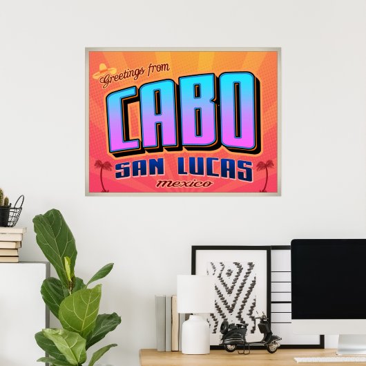 CABO SAN LUCAS-Plakat Poster (Heimbüro)