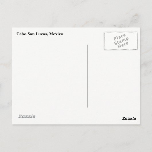 Cabo San Lucas Postcard Postkarte (Rückseite)