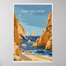 Cabo San Lucas Reise Druck, Mexiko Wandkunst