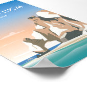 Cabo san lucas Reiseplakat Poster (Ecke)