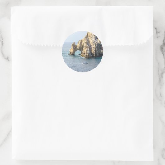 Cabo San Lucas Runder Aufkleber (Tasche)