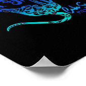 Cabo San Lucas Sea Stingray Mexico Matching Family Poster (Ecke)