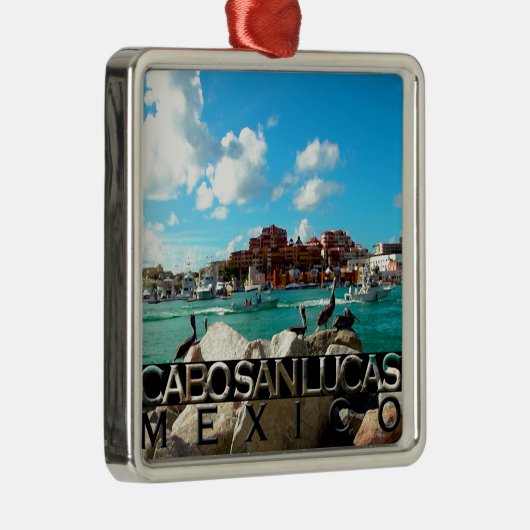 Cabo San Lucas Silbernes Ornament (Rechts)