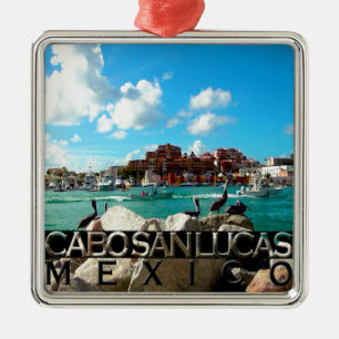 Cabo San Lucas Silbernes Ornament
