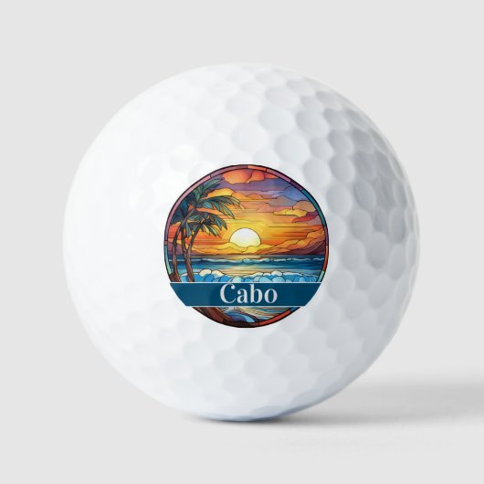 Cabo San Lucas Strandurlaub Golfball (Vorderseite)