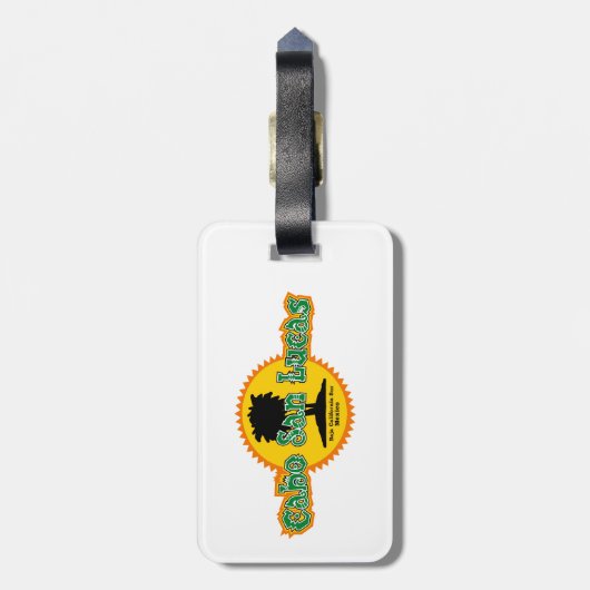 Cabo San Lucas Sun Gepäckanhänger (Rückseite vertikal)