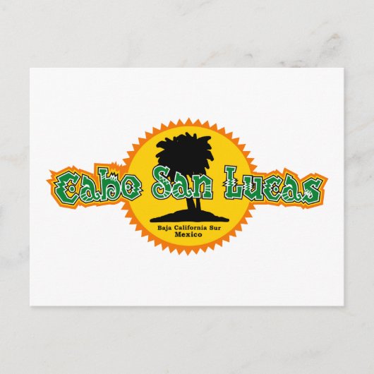 Cabo San Lucas Sun Postkarte (Vorderseite)