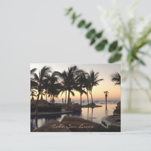 Cabo San Lucas Sunrise Postkarte (Stehend Vorderseite)