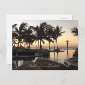 Cabo San Lucas Sunrise Postkarte (Vorne/Hinten)