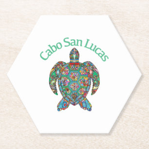 Cabo San Lucas Tribal Turtle Untersetzer
