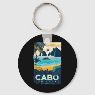 Cabo San Lucas Tropical Beach Mexiko Reise Vintag Schlüsselanhänger